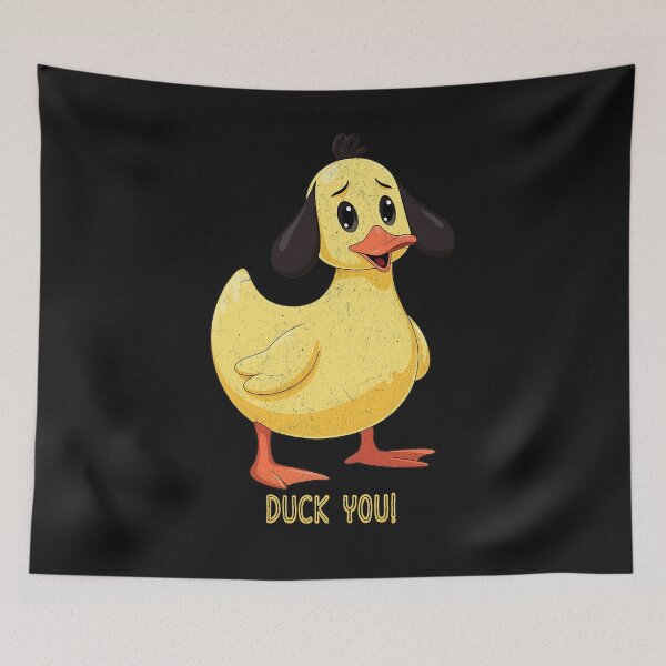 Item preview, Duck you - cute duck designed and sold by AwesomeBeyondLimits.