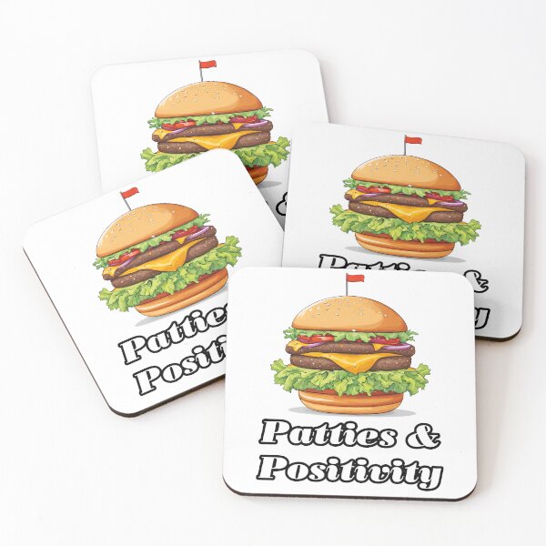 Item preview, Patties & Positivity - Burger quote 3 designed and sold by Tom-Johnson.