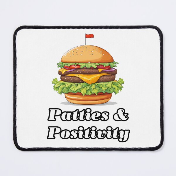 Item preview, Patties & Positivity - Burger quote 3 designed and sold by Tom-Johnson.
