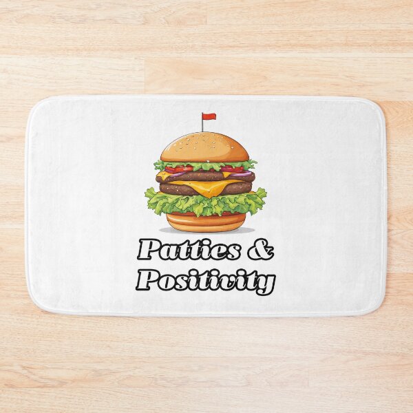 Item preview, Patties & Positivity - Burger quote 3 designed and sold by Tom-Johnson.