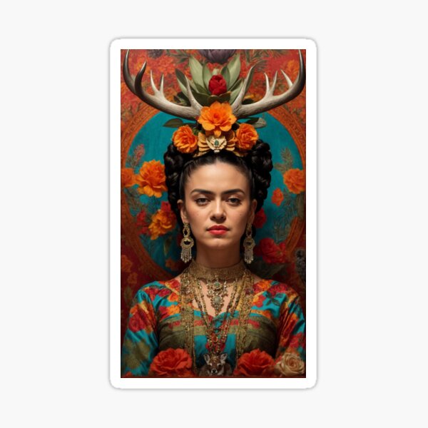 Vista previa del artículo con la obra «Viva Frida (impresión de edición limitada n.° 23)», diseñado y vendido por Maestro Tabu.