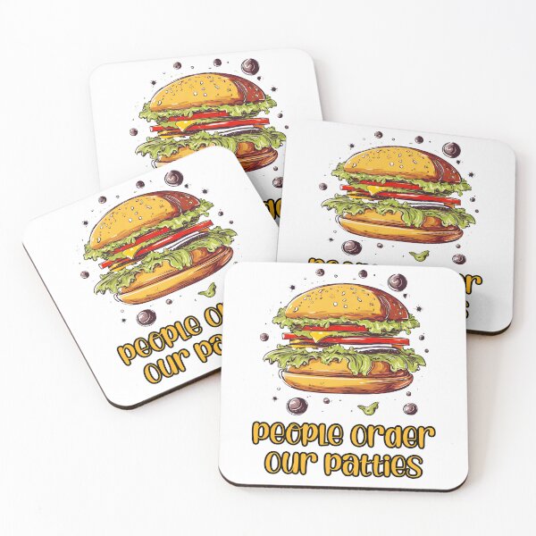 Item preview, People Order Our Patties - Burger quote 1 designed and sold by Tom-Johnson.