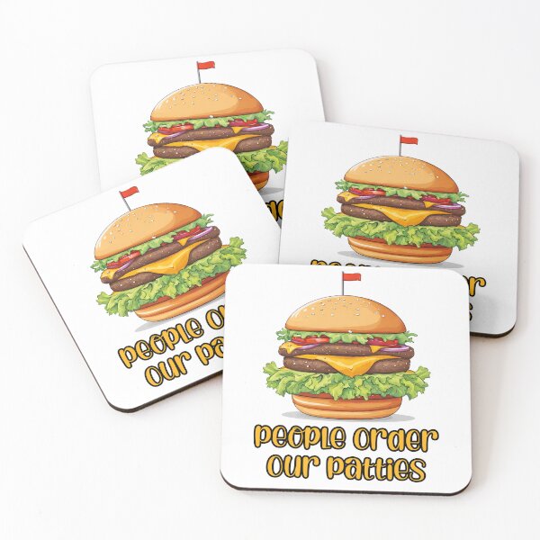 Item preview, People Order Our Patties - Burger quote 3 designed and sold by Tom-Johnson.