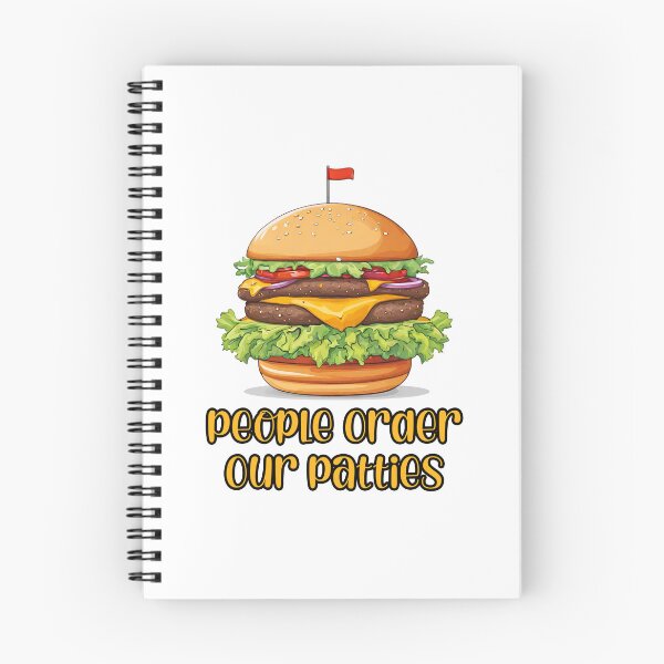 Item preview, People Order Our Patties - Burger quote 3 designed and sold by Tom-Johnson.