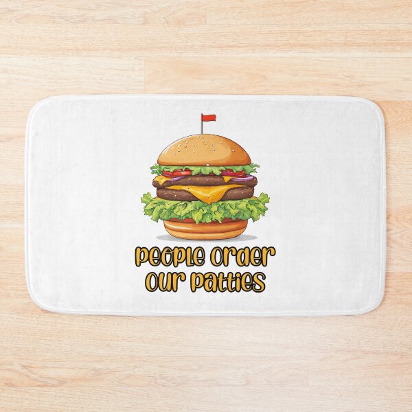 Item preview, People Order Our Patties - Burger quote 3 designed and sold by Tom-Johnson.