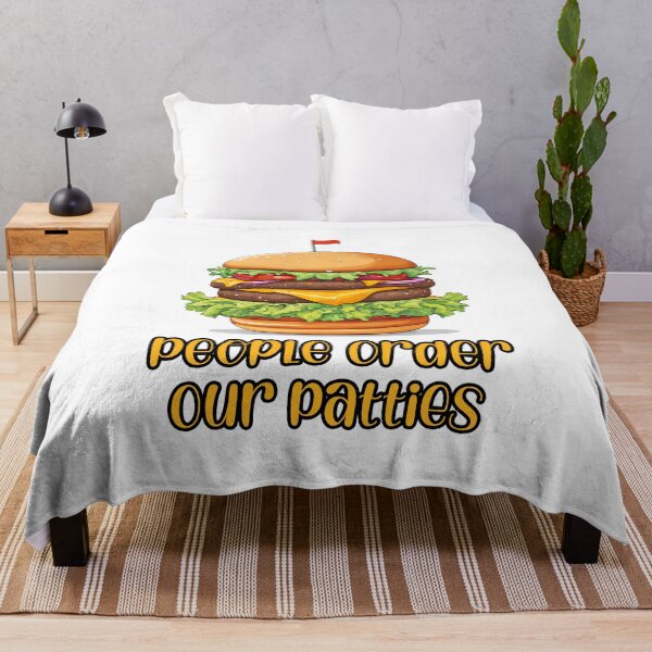 Item preview, People Order Our Patties - Burger quote 3 designed and sold by Tom-Johnson.