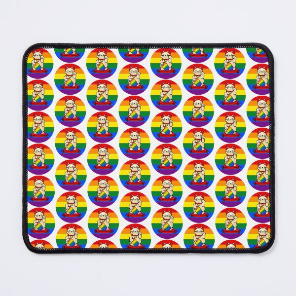 Item preview, Lucky Pride Rainbow Cat designed and sold by rarebeasts.