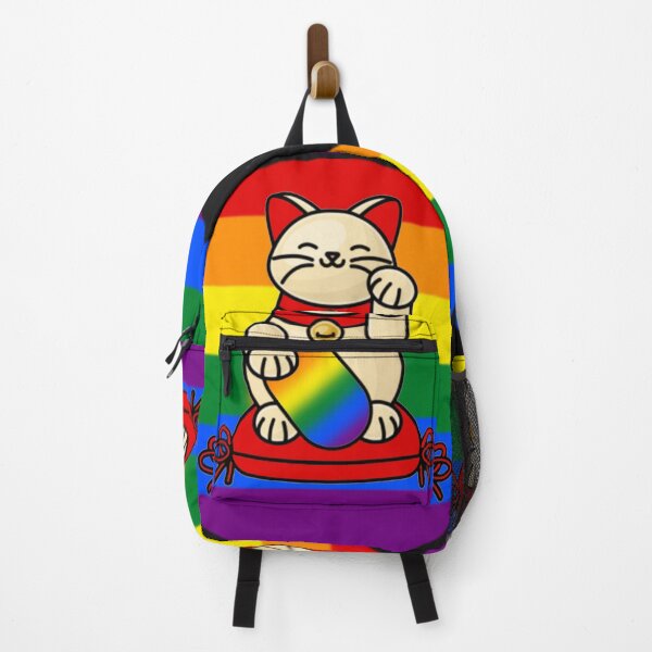 Item preview, Lucky Pride Rainbow Cat designed and sold by rarebeasts.
