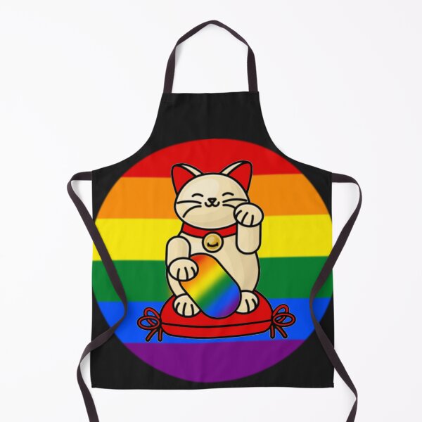 Item preview, Lucky Pride Rainbow Cat designed and sold by rarebeasts.