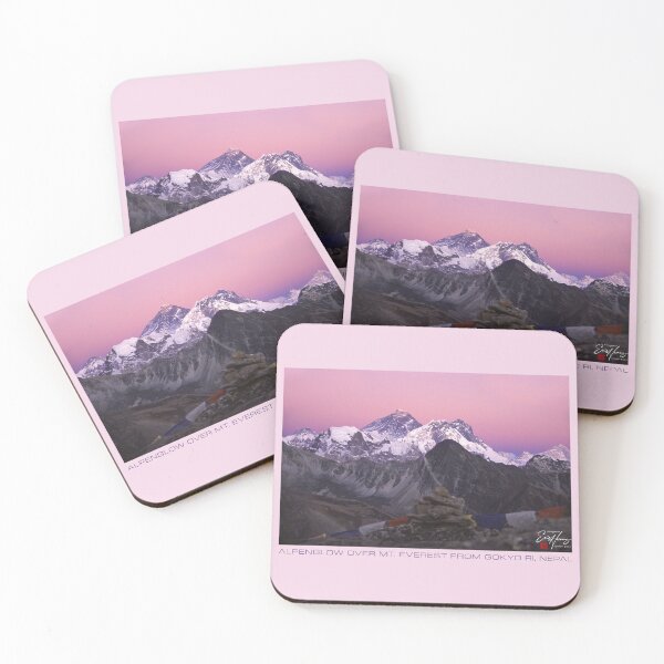 Item preview, Alpenglow over Mt. Everest from Gokyo Ri designed and sold by travelwitheric.
