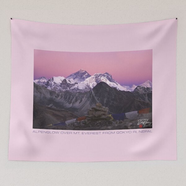 Item preview, Alpenglow over Mt. Everest from Gokyo Ri designed and sold by travelwitheric.