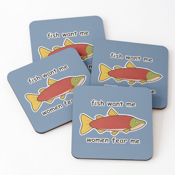 Item preview, Fish Want Me Women Fear Me Sockeye Salmon designed and sold by sarahweber.art.