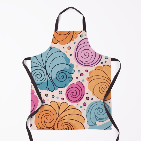 Item preview, Beach Inspired Abstract Doodle Pattern with Vibrant Pastels – Intricate and Retro Design designed and sold by Teemaniac.
