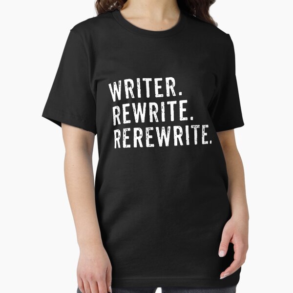 Artikel-Vorschau von Writer Rewrite Rerewrite - Buchautor Journalist Romanautor Lustiger Spruch, designt und verkauft von zeviwanty.