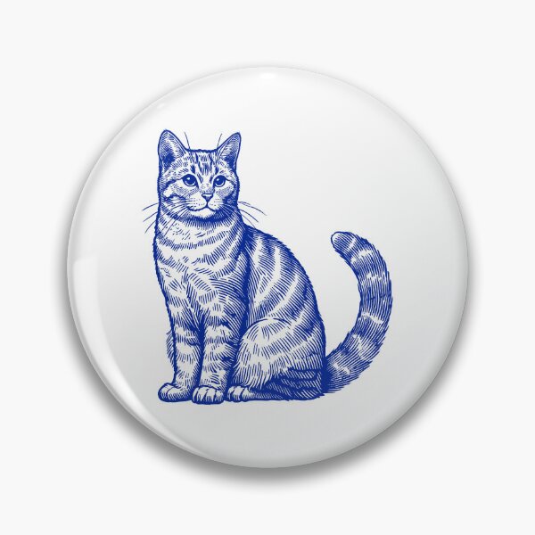 Item preview, Noble Cat in Cobalt designed and sold by zzz888.