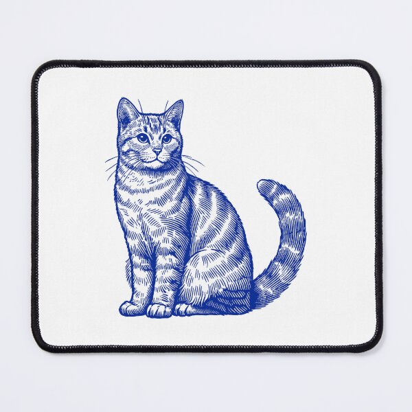 Item preview, Noble Cat in Cobalt designed and sold by zzz888.
