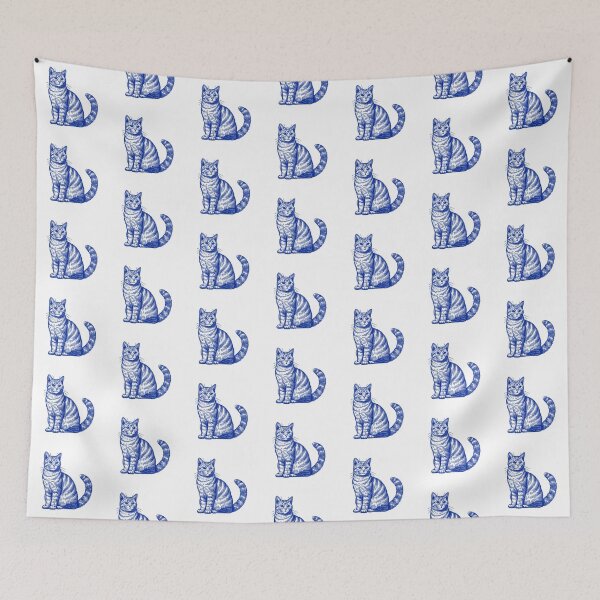Item preview, Noble Cat in Cobalt designed and sold by zzz888.