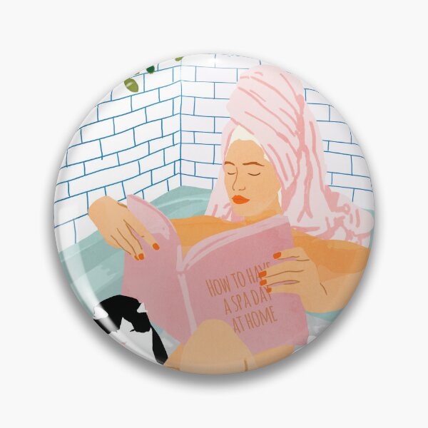 Item preview, How To Have A Cat Spa Day At Home | Modern Bohemian Home Décor | Pet Bathroom Urban Jungle designed and sold by 83oranges.com.