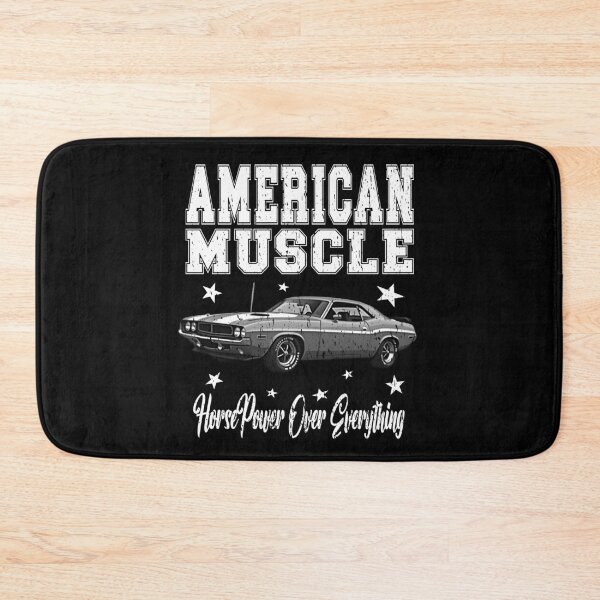 Item preview, AMERICAN MUSCLE HORSEPOWER OVER EVERYTHING muscle car fans American classic muscle cars car lover car collector motorist designed and sold by Jt41.