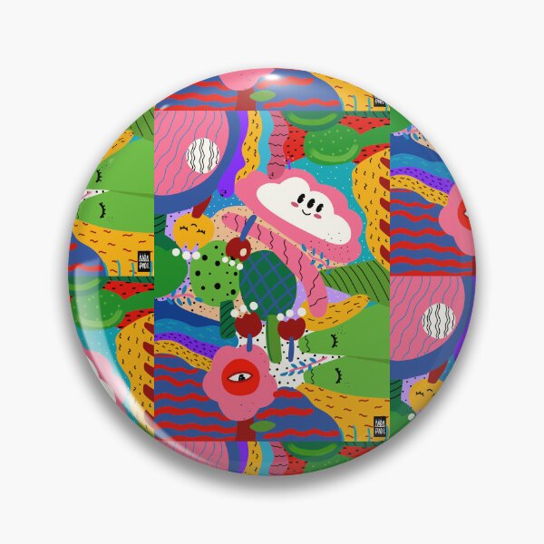 Item preview, COLORFUL PATTERN HAPPY CLOUD TREES MOUNTAINS PHONE CASE designed and sold by aydapadi.