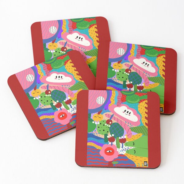 Item preview, COLORFUL PATTERN HAPPY CLOUD TREES MOUNTAINS PHONE CASE designed and sold by aydapadi.