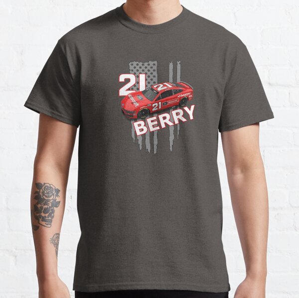 Item preview, Josh Berry - Bowman Gray scheme on a ripped flag  designed and sold by TracksideTeesShop.