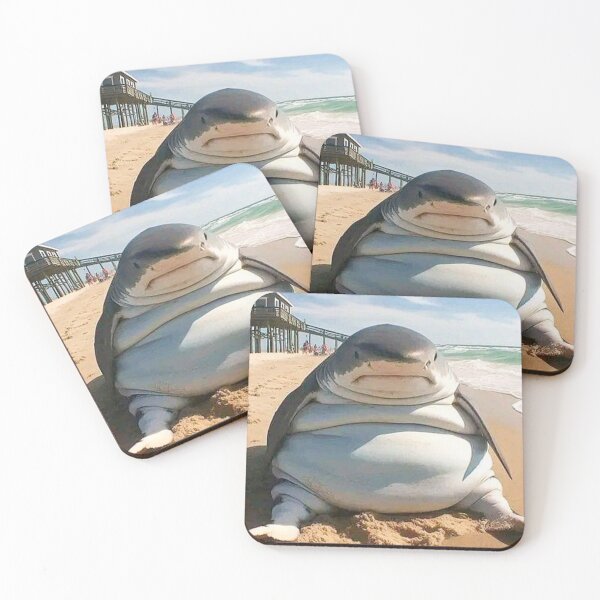 Item preview, Fat shark  designed and sold by AuraCraftStudio.