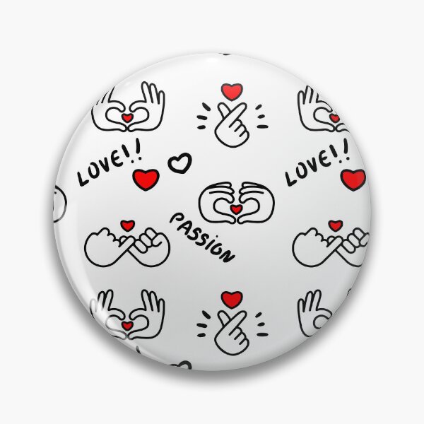 Item preview, Happy Valentine's Day Hands in Heart Pattern designed and sold by AttayaDesign974.