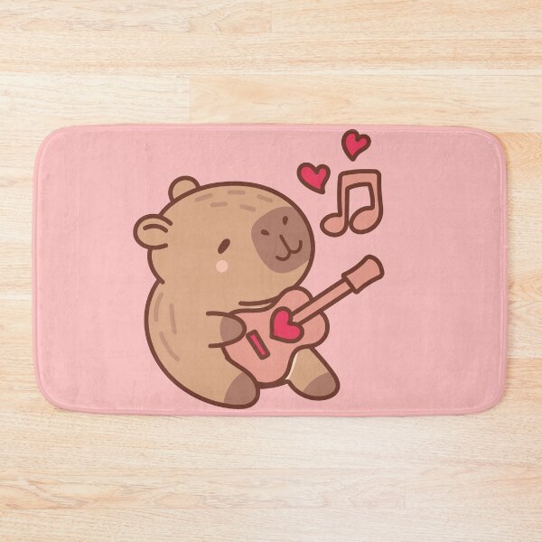 Item preview,  Cute Capybara Love Music designed and sold by PangDesu.