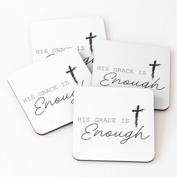 Item preview, His Grace Is Enough - Christian  designed and sold by CrossCrafted.