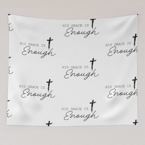 Item preview, His Grace Is Enough - Christian  designed and sold by CrossCrafted.