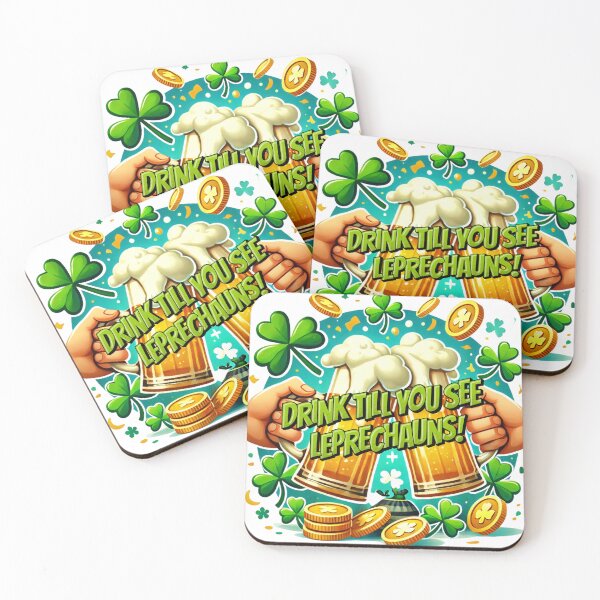 Item preview, Funny St. Patrick's Day - Drink Till You See Leprechauns designed and sold by Traloch O'Laoi.