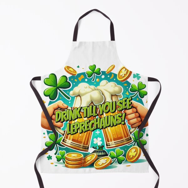 Item preview, Funny St. Patrick's Day - Drink Till You See Leprechauns designed and sold by Traloch O'Laoi.