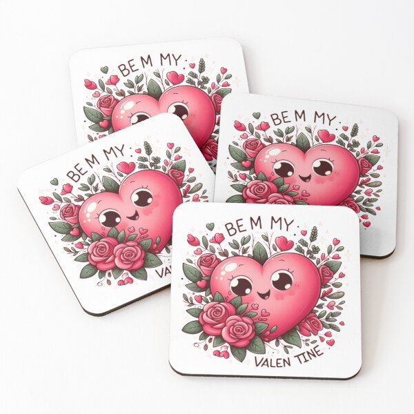 Item preview, Be My Valentine - Cute Heart Design designed and sold by artistmagicshop.