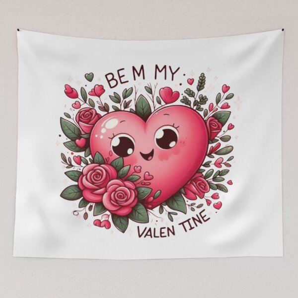 Item preview, Be My Valentine - Cute Heart Design designed and sold by artistmagicshop.