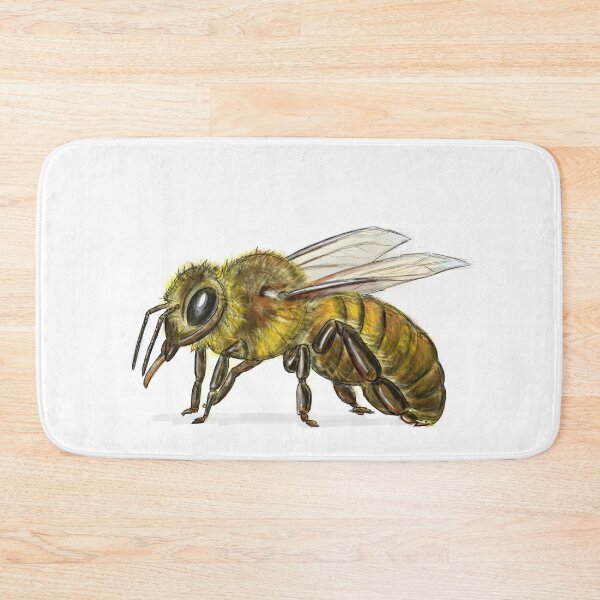 Item preview, bee hand-drawn from the side designed and sold by Sonja Birkelbach.