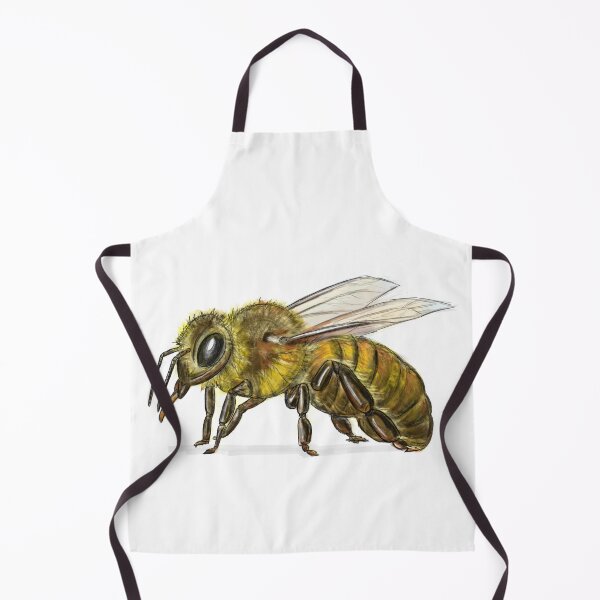 Item preview, bee hand-drawn from the side designed and sold by Sonja Birkelbach.