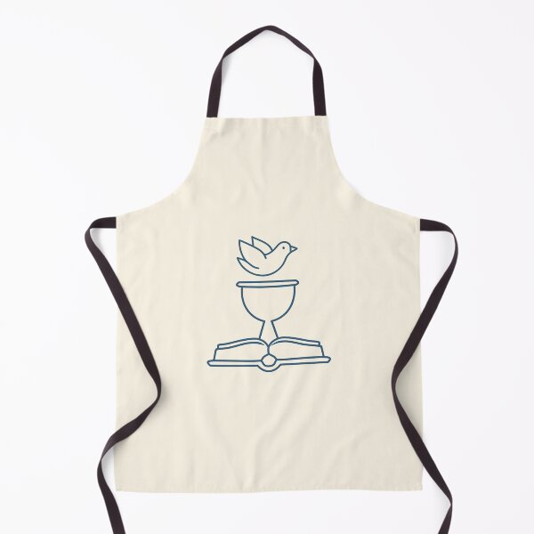 Item preview, Sacred line art of a chalice and host designed and sold by CrossCrafted.