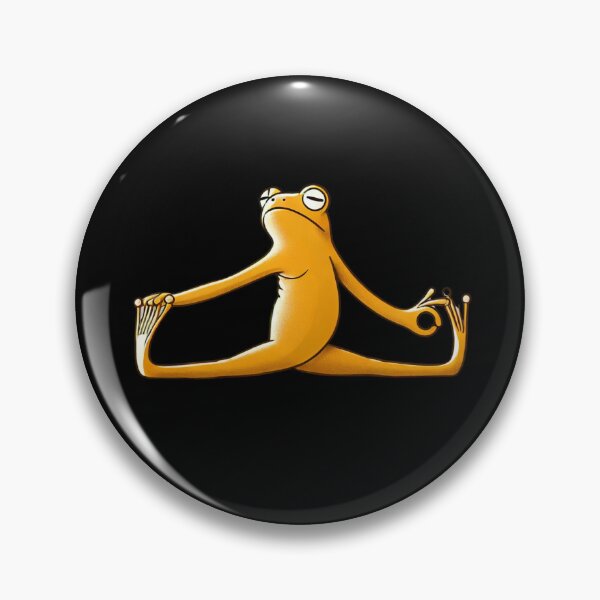 Item preview, Yoga Frog - Flexibility and Calmness designed and sold by ATOTI.
