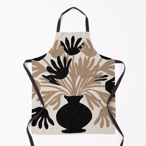 Item preview, Black & Beige Flower painting inspired by Matisse designed and sold by Tamas Das.