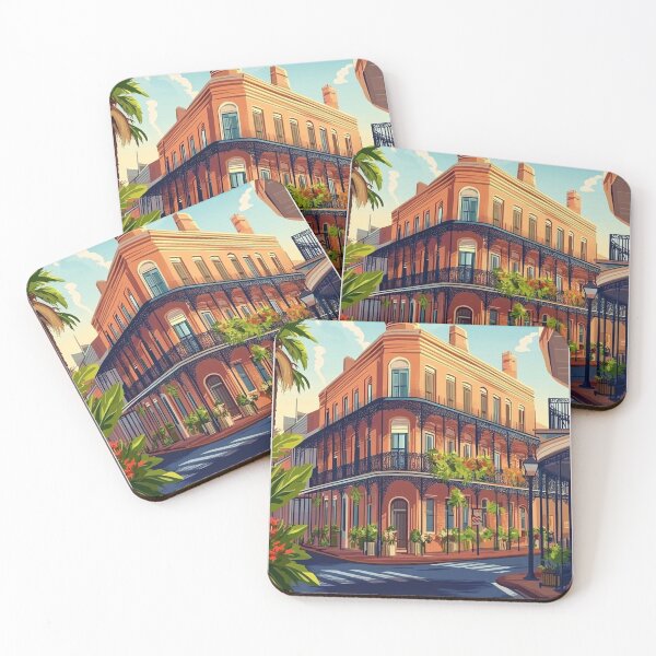 Item preview, New Orleans Travel Poster, Perfect Souvenir Gift for Travel Enthusiasts, Vintage Style Wall Art, USA Wall art for home decor, New Orleans print. Sticker designed and sold by Thegalleryshop1.