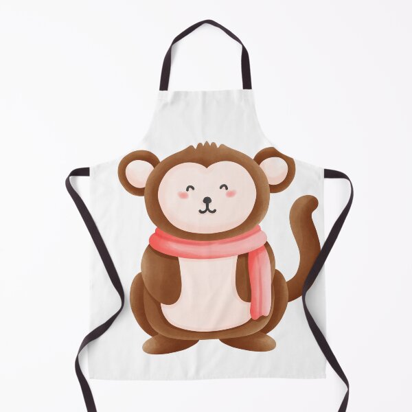 Item preview, cute monkey cartoon designed and sold by Bunnylovely.