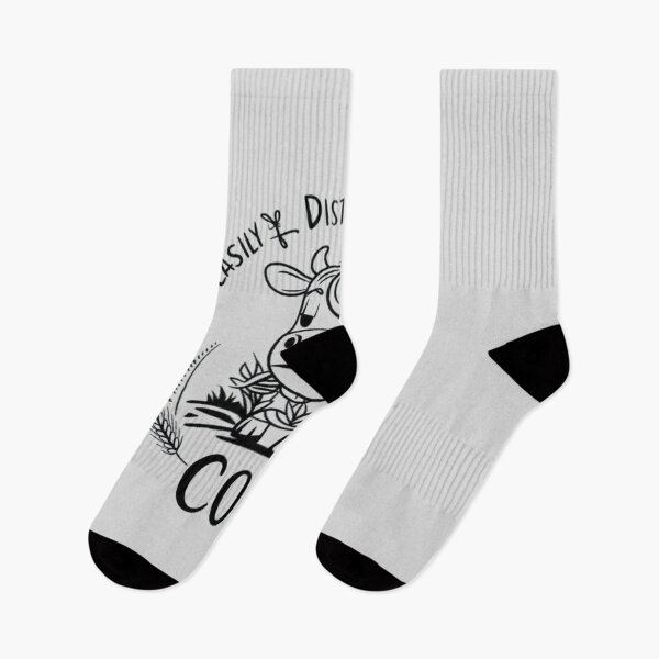 Item preview, Easily Distracted by Cows – Funny Cow Lover Design – Cute Farm Animal designed and sold by love3617.