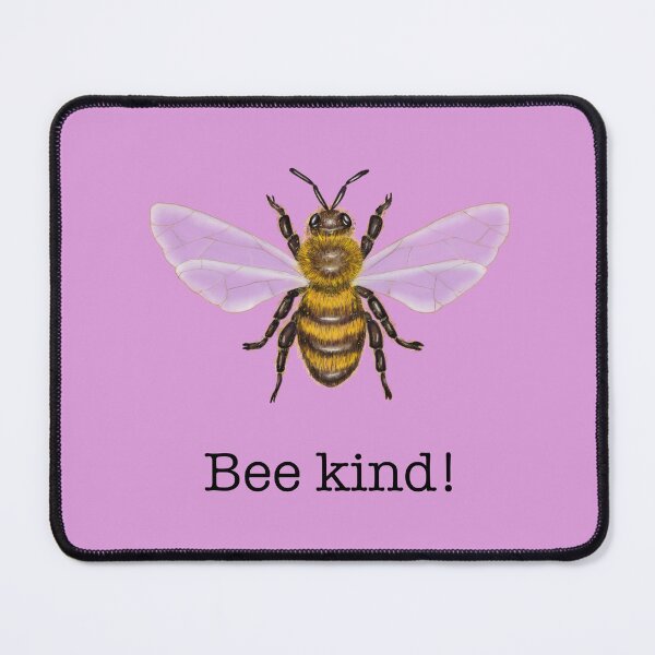 Item preview, Bee kind- bee hand drawn with the request to be kind designed and sold by Sonja Birkelbach.
