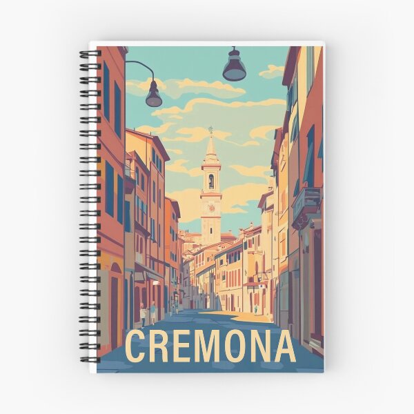 Item preview, Cremona Travel Poster, Perfect Souvenir Gift for Travel Enthusiasts, Vintage Style Wall Art, Italy Wall art for home decor, Cremona print. Sticker designed and sold by Thegalleryshop1.