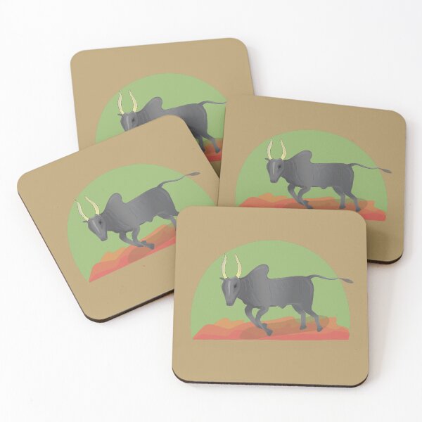 Item preview, Wild Racing Bulls designed and sold by Srisaranya.