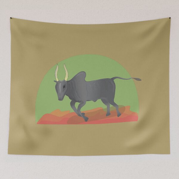 Item preview, Wild Racing Bulls designed and sold by Srisaranya.