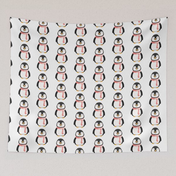 Item preview, cute penguin cartoon designed and sold by Bunnylovely.