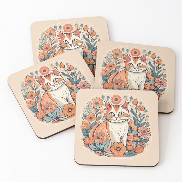 Item preview, vintage cat designed and sold by MockingMad.