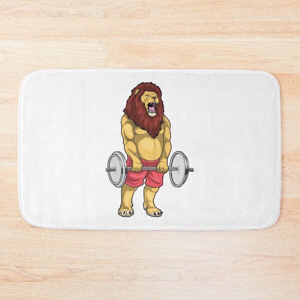 Item preview, Lion Bodybuilder Dumbbell Bodybuilding designed and sold by Snabdesign84.